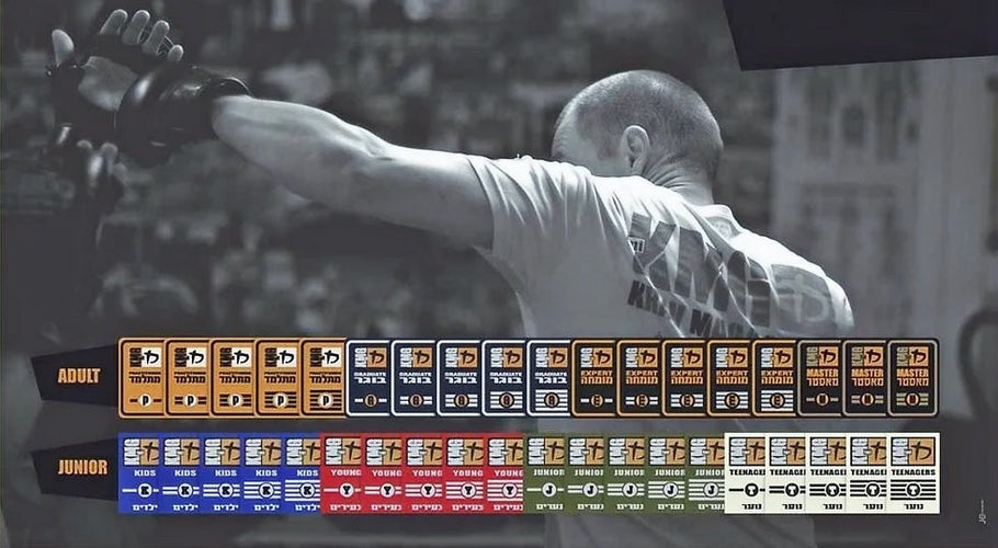 Why Levels and Not  Coloured Belts in Krav Maga